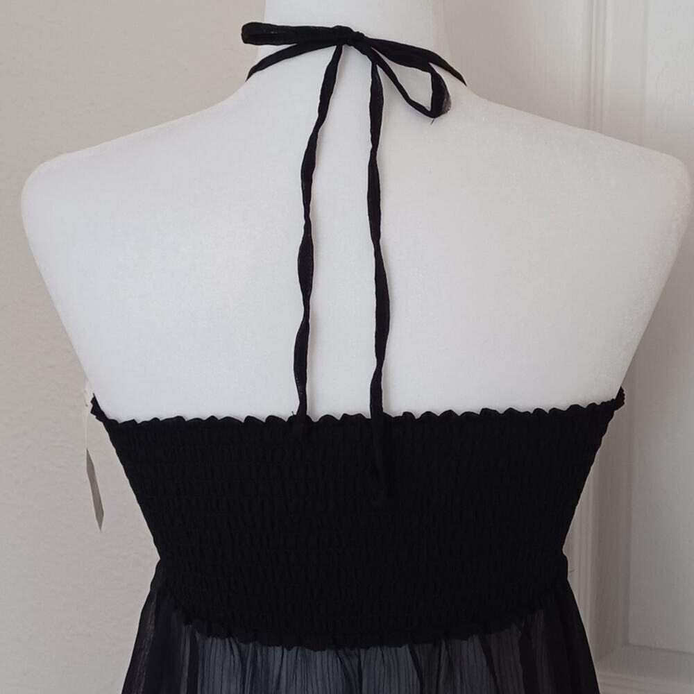 Tommy Bahama Halter Sheer Swim Coverup Black NWT S - Picture 8 of 16